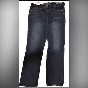 Wallflower Women's Classic Dark Blue Straight Leg Jeans